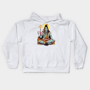 Blessing Of Shiv , lord shiva Kids Hoodie